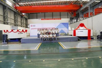 山东（河口）风电产业园首批机组下线，中车永济电机助力绿色能源出海